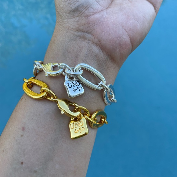 Uno de 50 Bracelet - AWESOME - Silver - Size M - Made in Spain - Picture 14 of 14